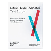 Berkeley Life Professional, Nitric Oxide Indicator, 4 test Strips UPC 817105020938 | HiLife Vitamins