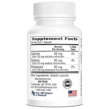 Bio-Tech Pharmacal, Tri-Salts, 100 Capsules UPC 705105110509 | HiLife Vitamins