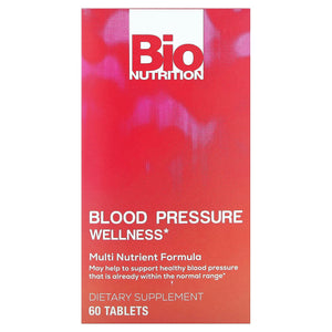 Bio Nutrition, Blood Pressure Wellness, 60 Tablets - 854936003037 | Hilife Vitamins