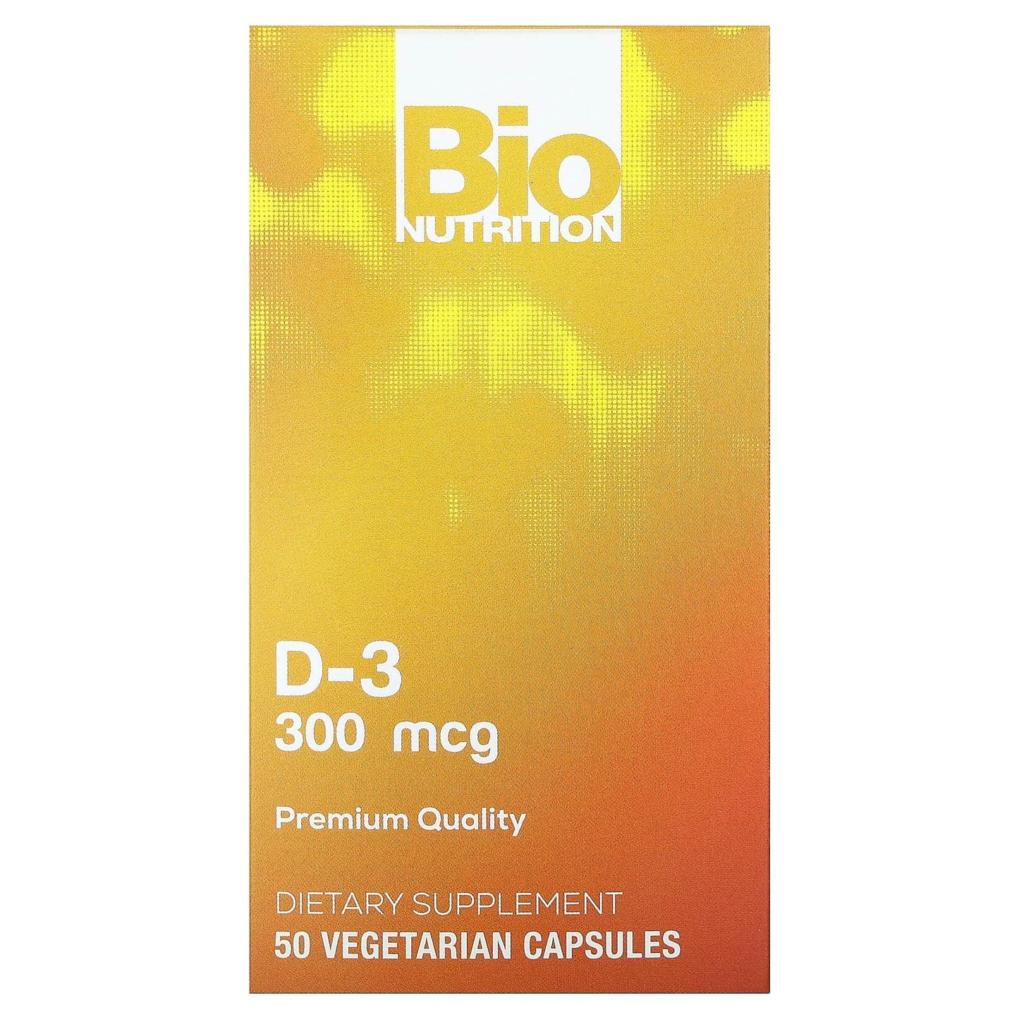 Bio Nutrition, D3 12000 IU, 50 Capsules UPC 854936003167 | Hilife Vitamins