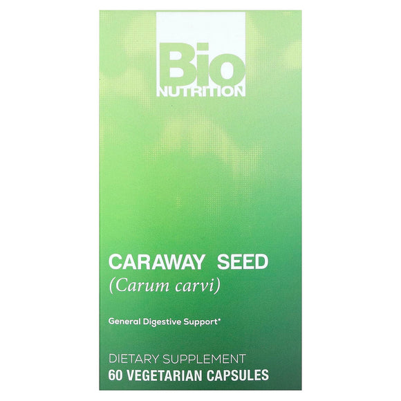 Bio Nutrition, Caraway Seed, 60 Capsules - 854936003181 | Hilife Vitamins