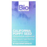 Bio Nutrition, California Poppy Seed, 60 Vegetarian Capsules - 854936003204 | Hilife Vitamins