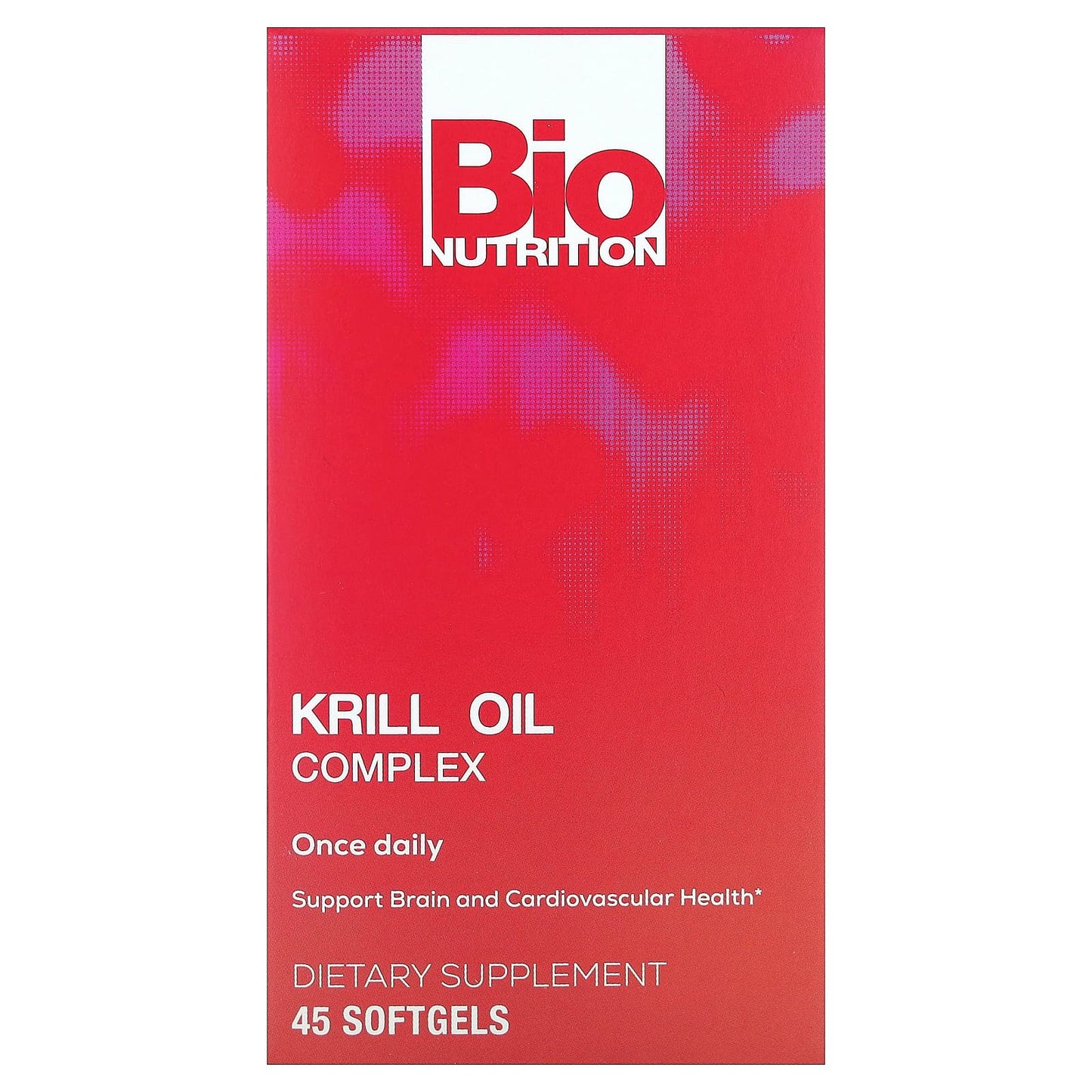 Bio Nutrition, Bio Krill, 45 Softgels UPC 854936003303 | Hilife Vitamins