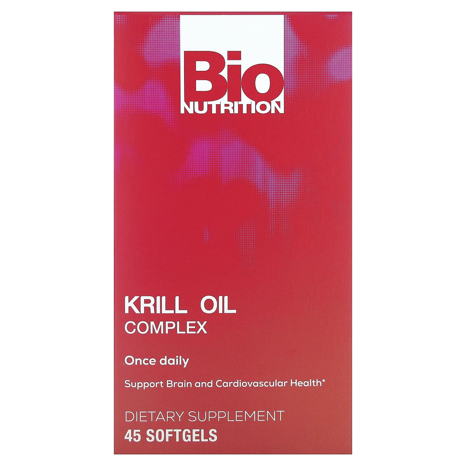 Bio Nutrition, Bio Krill, 45 Softgels UPC 854936003303 | Hilife Vitamins