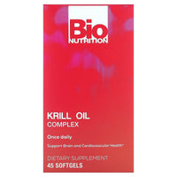 Bio Nutrition, Bio Krill, 45 Softgels UPC 854936003303 | Hilife Vitamins