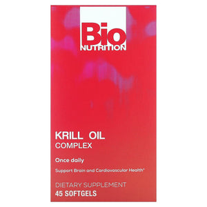 Bio Nutrition, Bio Krill, 45 Softgels - 854936003303 | Hilife Vitamins