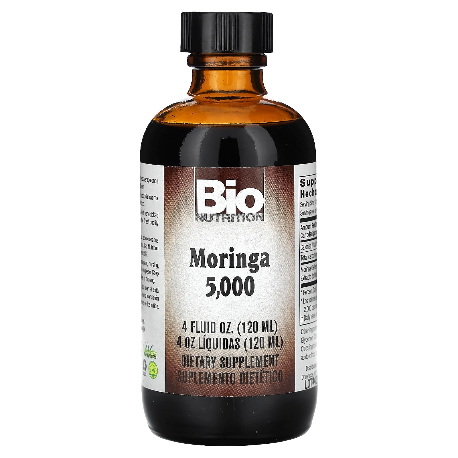 Bio Nutrition, Moringa Liquid, 4 Oz UPC 854936003426 | Hilife Vitamins