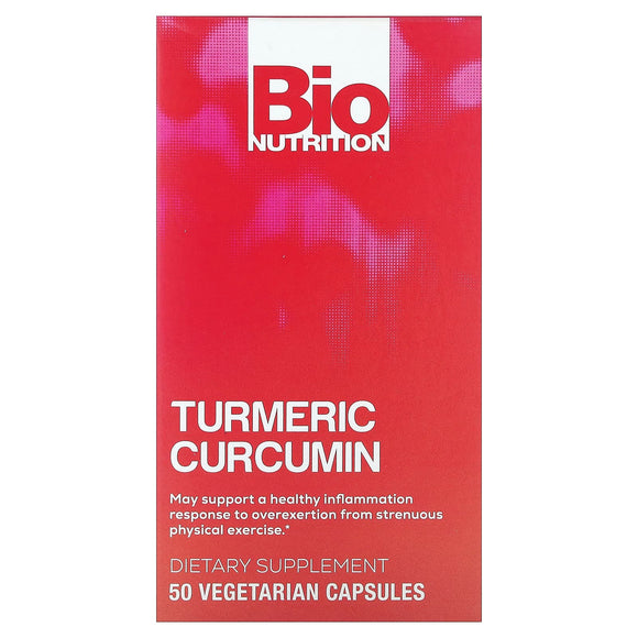Bio Nutrition, Curcumin 500, 50 Capsules - 854936003471 | Hilife Vitamins