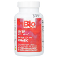 Bio Nutrition, Liver Wellness, 60 Vegetarian Capsules UPC 854936003501 | Hilife Vitamins
