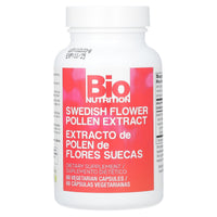 Bio Nutrition, Swedish Flower Pollen, 60 Capsules UPC 854936003563 | Hilife Vitamins