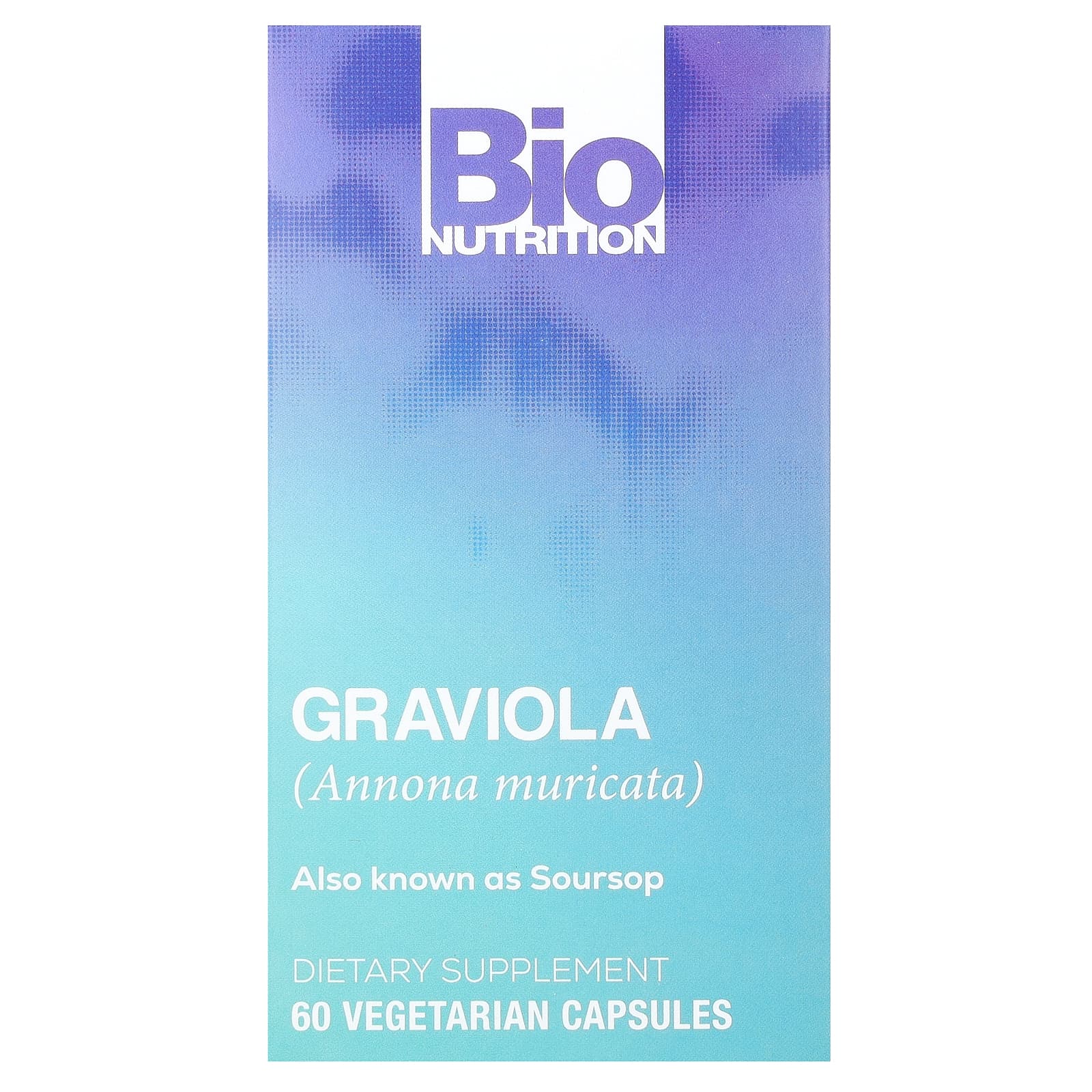 Bio Nutrition, Graviola, 60 Capsules UPC 854936003570 | Hilife Vitamins