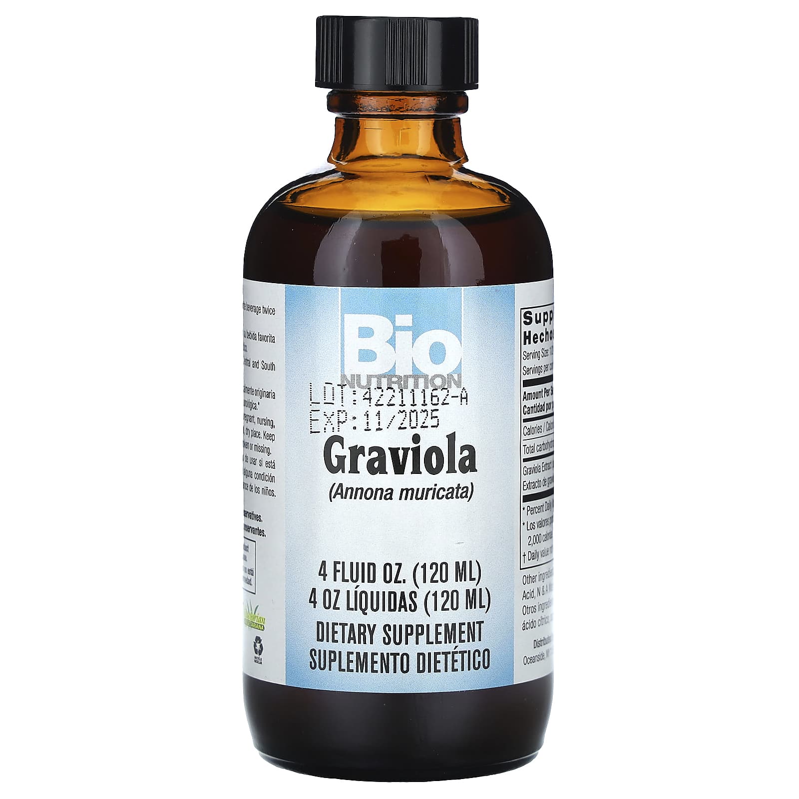 Bio Nutrition, Graviola Extract, 4 Oz UPC 854936003662 | Hilife Vitamins