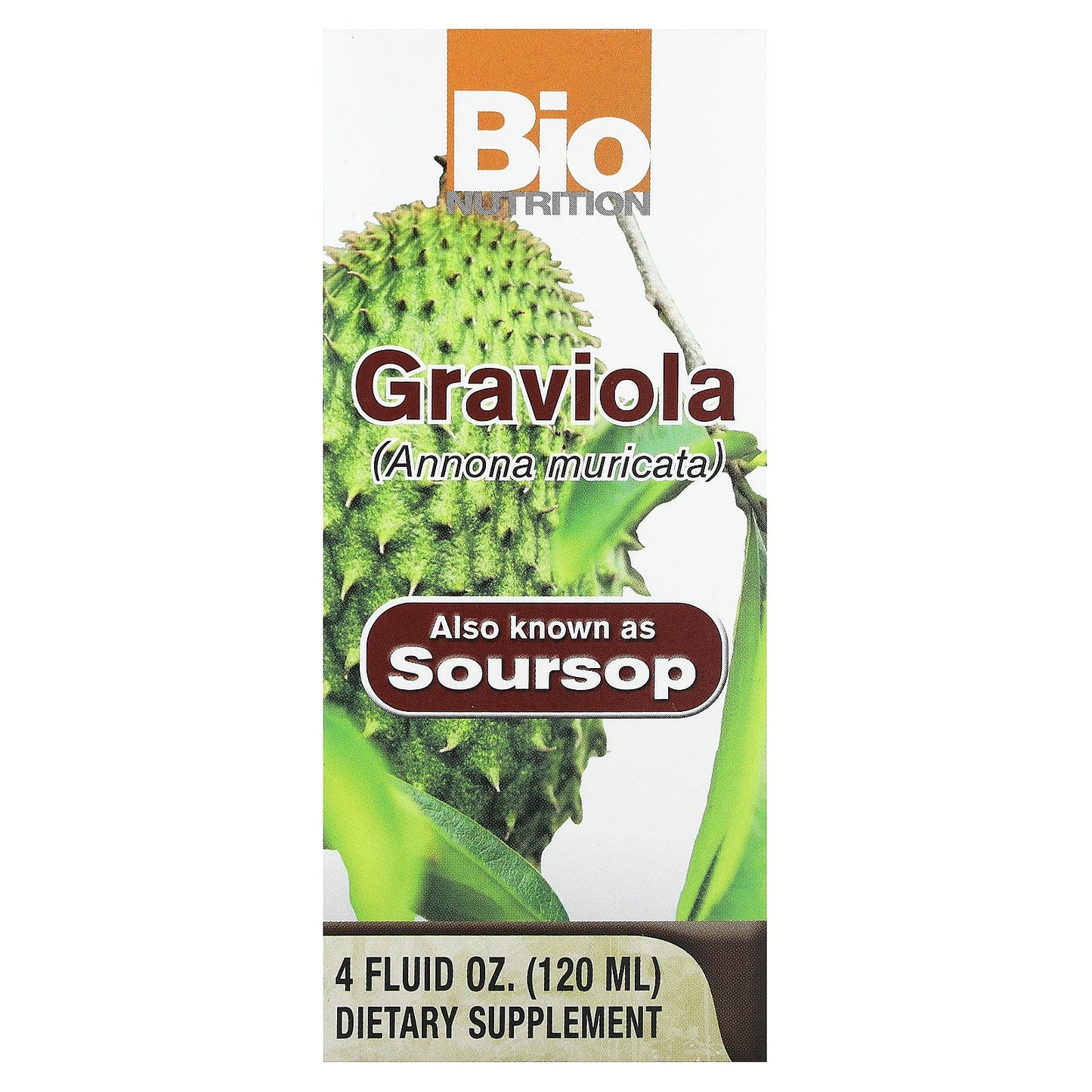 Bio Nutrition, Graviola Extract, 4 Oz UPC 854936003662 | Hilife Vitamins