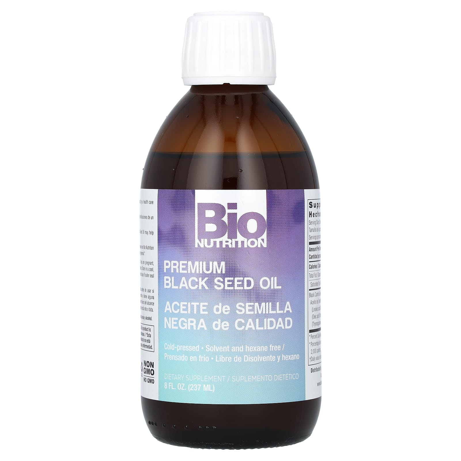 Bio Nutrition, Premium 100% Pure Cold Pressed Black Seed Oil, 8 Oz UPC 854936003778 | Hilife Vitamins