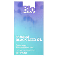 Bio Nutrition, Premium Black Seed Oil 1,000 mg, 90 Softgels UPC 854936003792 | Hilife Vitamins