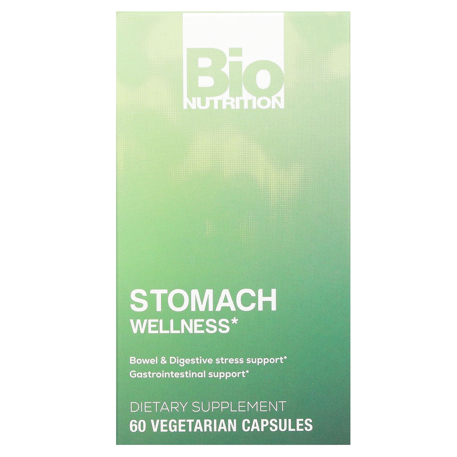 Bio Nutrition, Stomach Wellness, 60 Capsules UPC 854936003808 | Hilife Vitamins