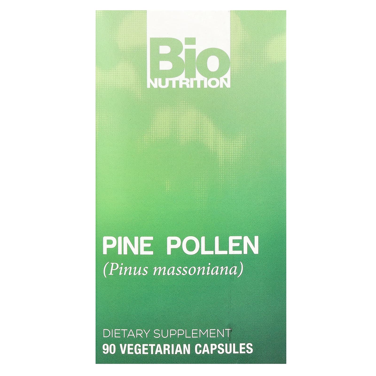 Bio Nutrition, Pine Pollen 1,500 mg, 90 Capsules UPC 854936003815 | Hilife Vitamins