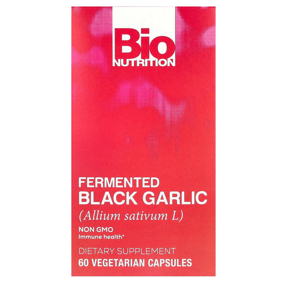 Bio Nutrition, Fermented Black Garlic, 60 Capsules - 854936003846 | Hilife Vitamins