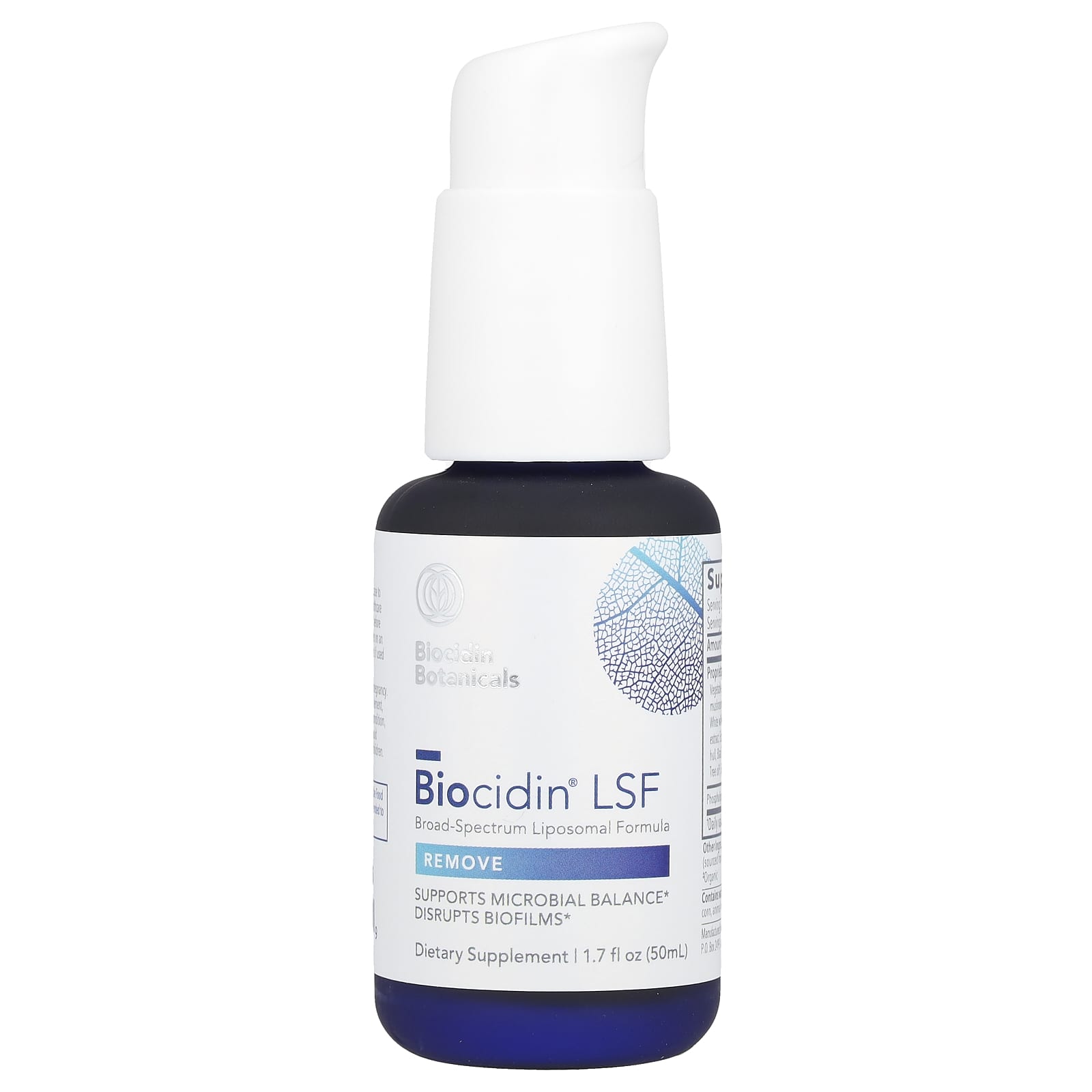 Biocidin Botanicals, Biocidin® LSF, Broad-Spectrum Liposomal Formula, 1.7 fl oz (50 ml) UPC 899870002159 | HiLife Vitamins