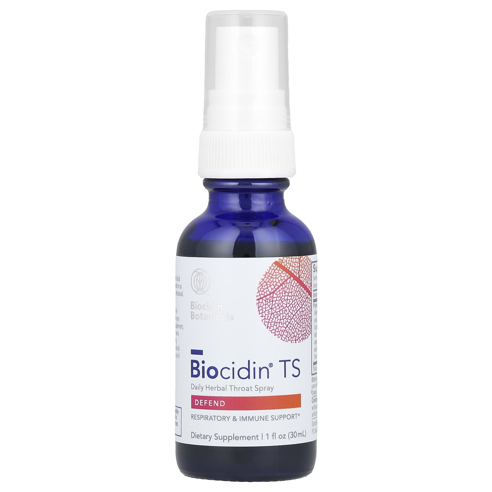 Biocidin Botanicals, Biocidin Throat Spray, 1 fl oz UPC 899870002029 | HiLife Vitamins