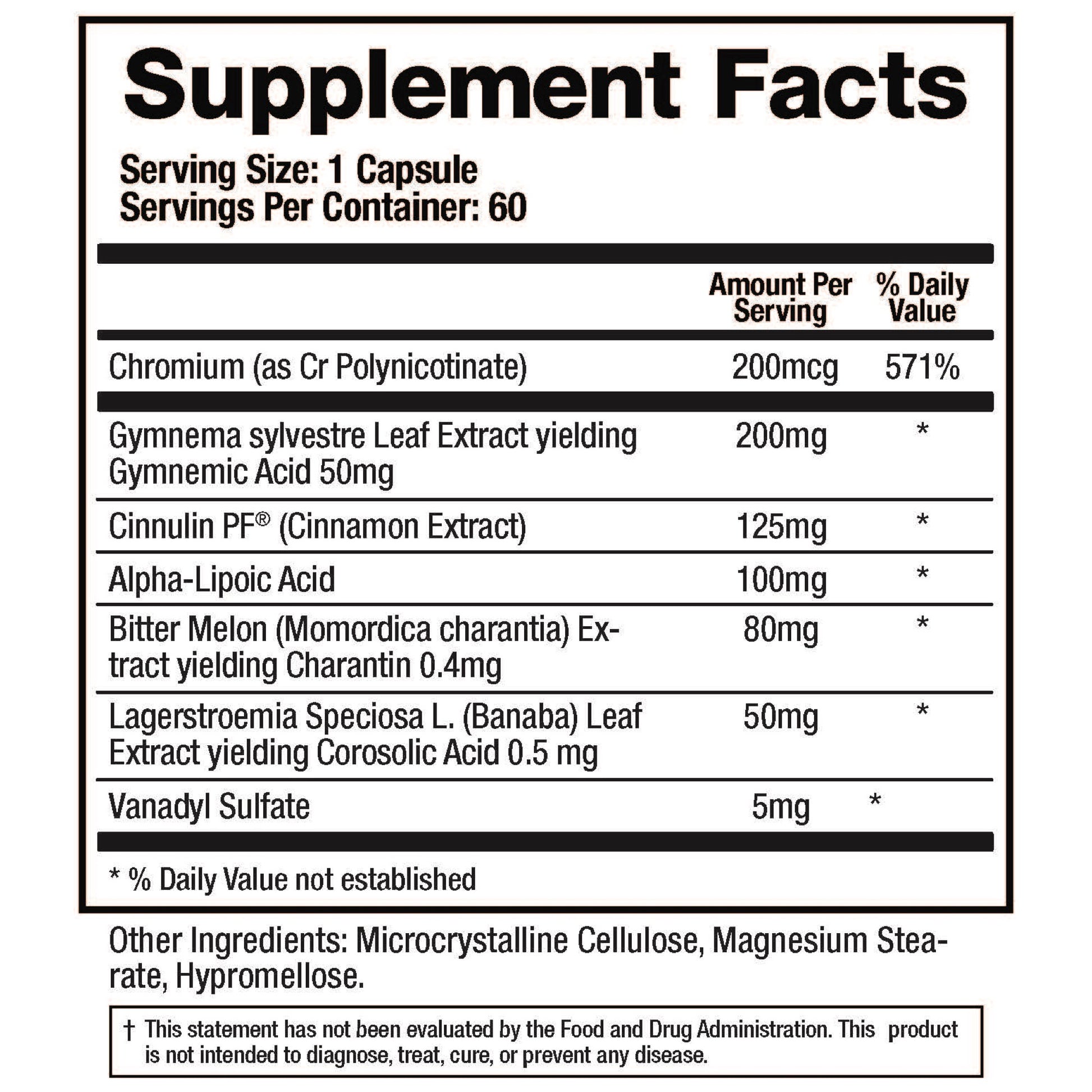 BioMatrix, Support Glucose, 60 Capsules UPC 858860004054 | HiLife Vitamins