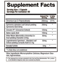 BioMatrix, Support Glucose, 60 Capsules UPC 858860004054 | HiLife Vitamins