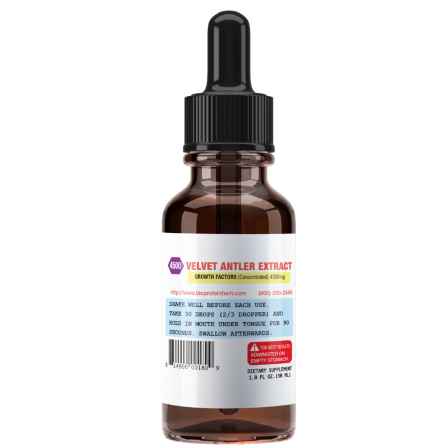 BioProtein Technology, Velvet Antler Extract (VAE), 1.0 FL OZ. (30ML) UPC 854900001809 | HiLife Vitamins