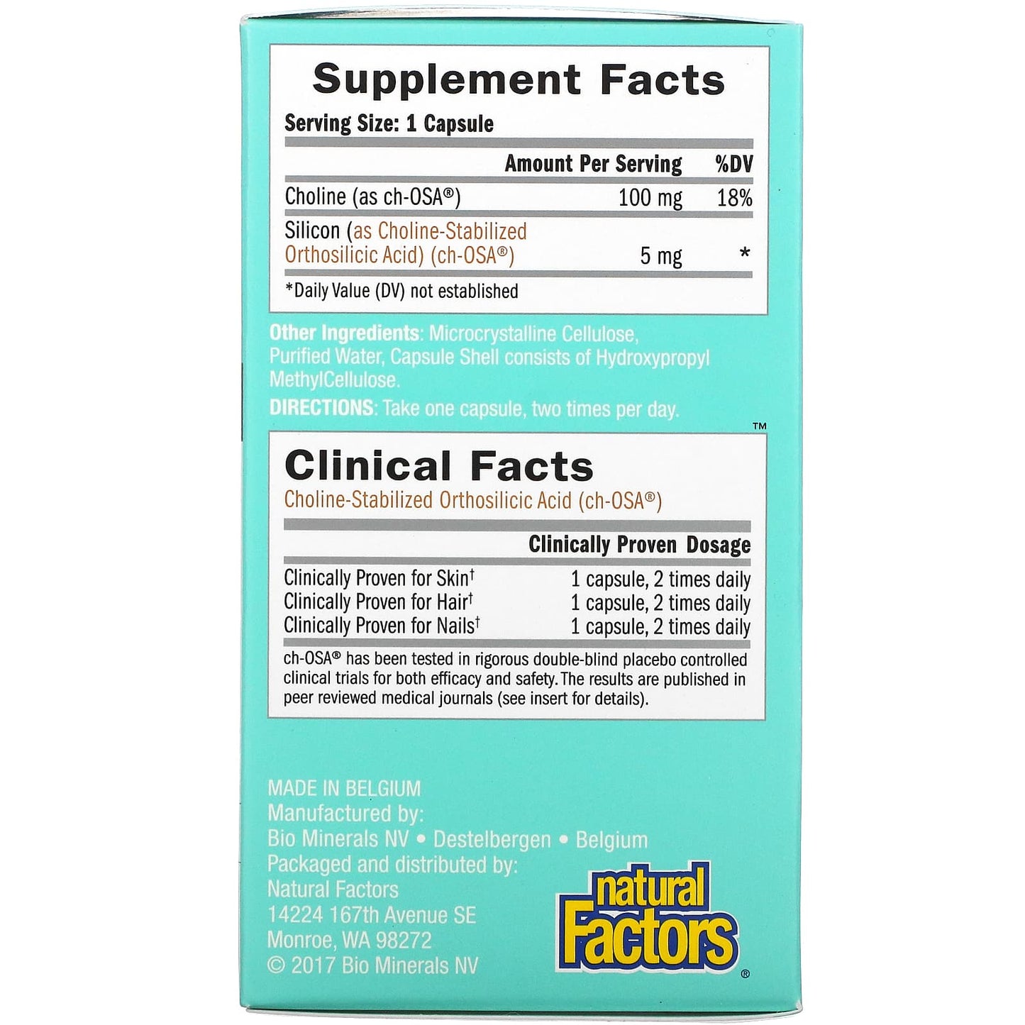 BioSil by Natural Factors, Collagen Generator, 30 Vegetarian Caplets UPC 5425010391828 | Hilife Vitamins