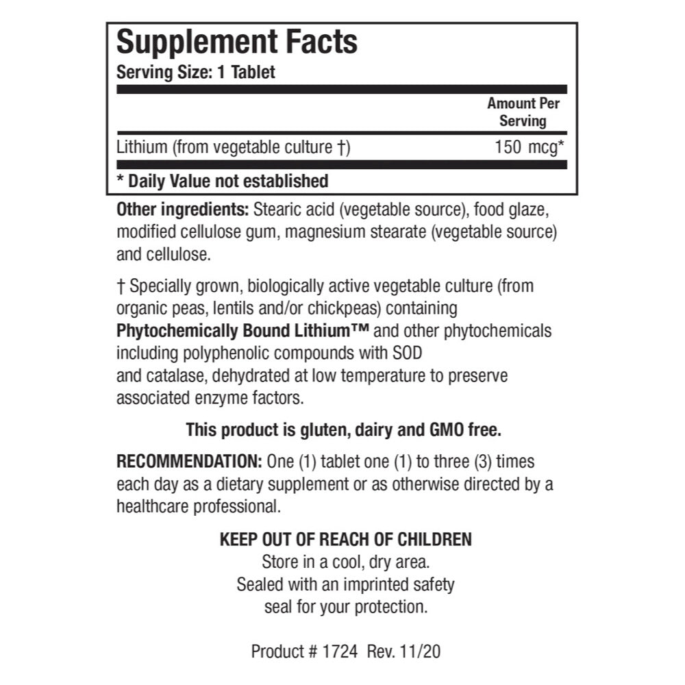 Biotics Research, Li-Zyme Forte™, 100 tablets UPC 780053001901 | HiLife Vitamins