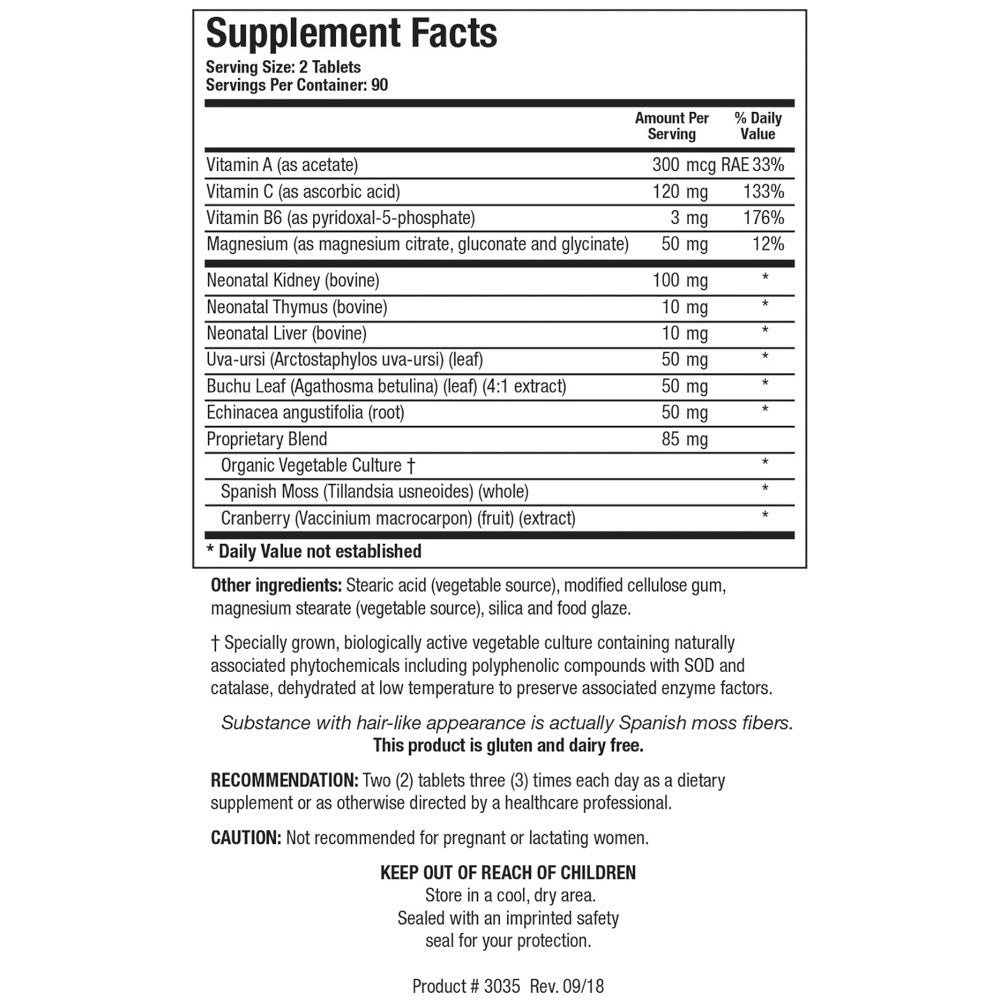 Biotics Research, Renal Plus™, 180 tablets UPC 780053002434 | HiLife Vitamins