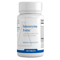 Biotics Research, Intenzyme Forte™, 100 tablets UPC 780053001710 | HiLife Vitamins