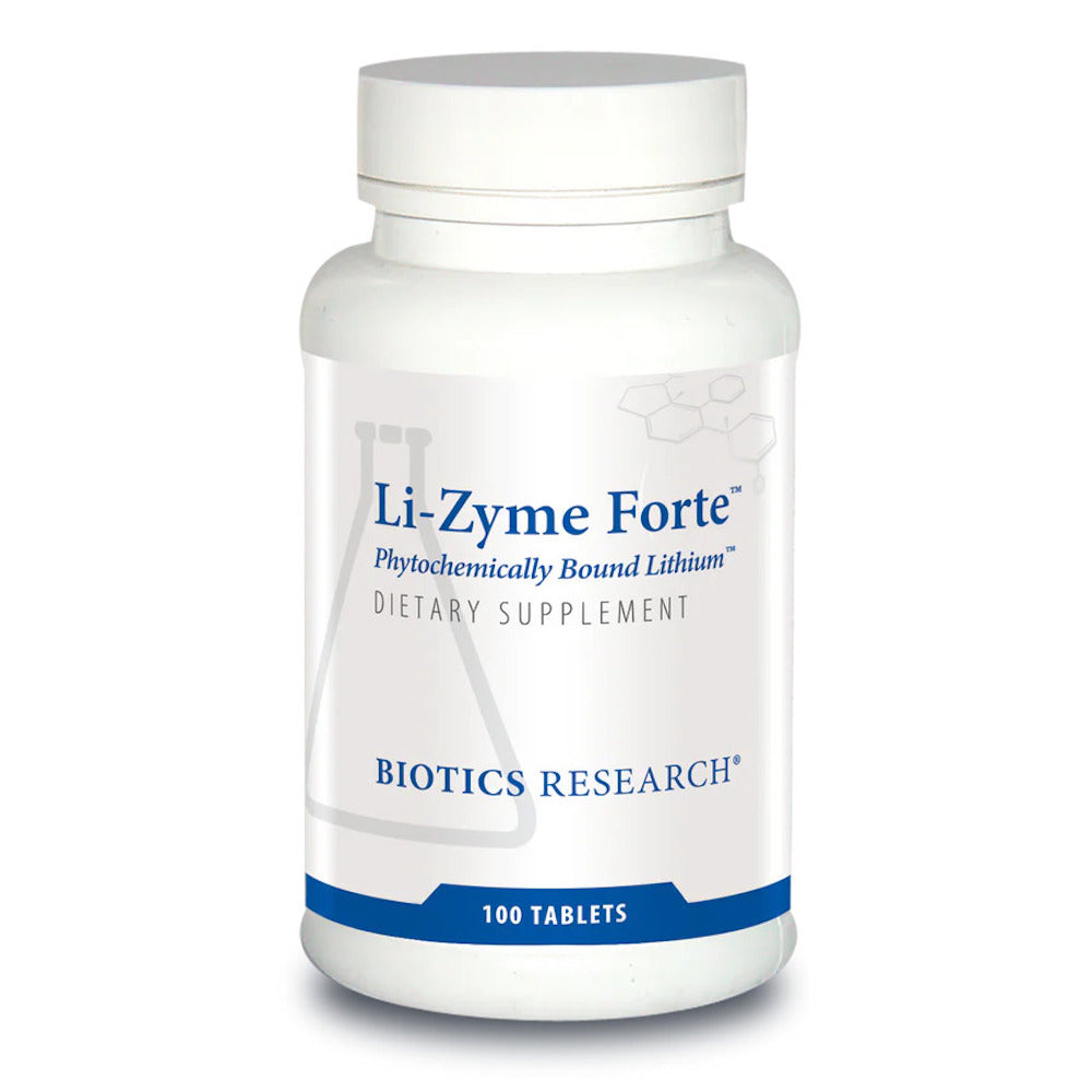 Biotics Research, Li-Zyme Forte™, 100 tablets UPC 780053001901 | HiLife Vitamins