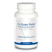 Biotics Research, Li-Zyme Forte™, 100 tablets UPC 780053001901 | HiLife Vitamins