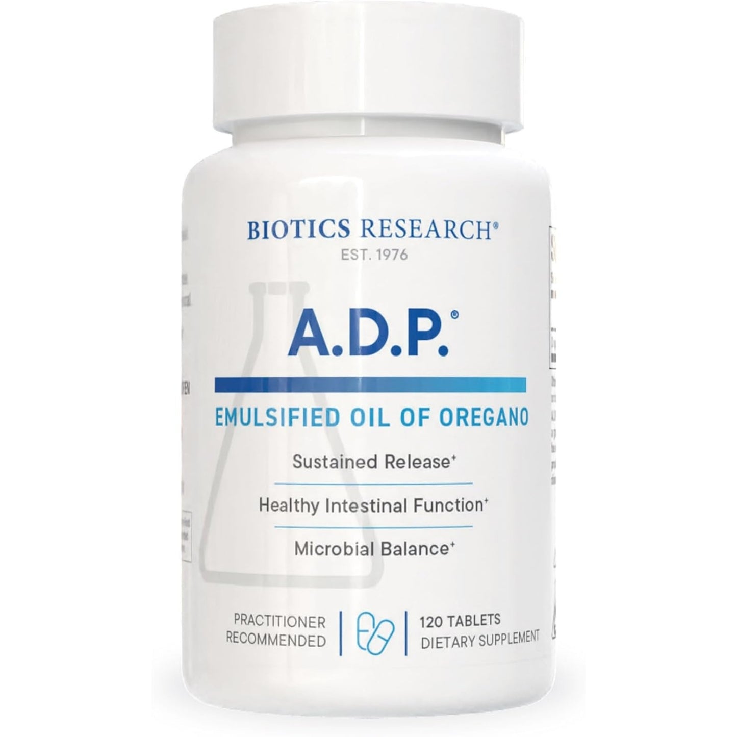 Biotics Research, A.D.P, 120 Tablets UPC 780053000102 | HiLife Vitamins