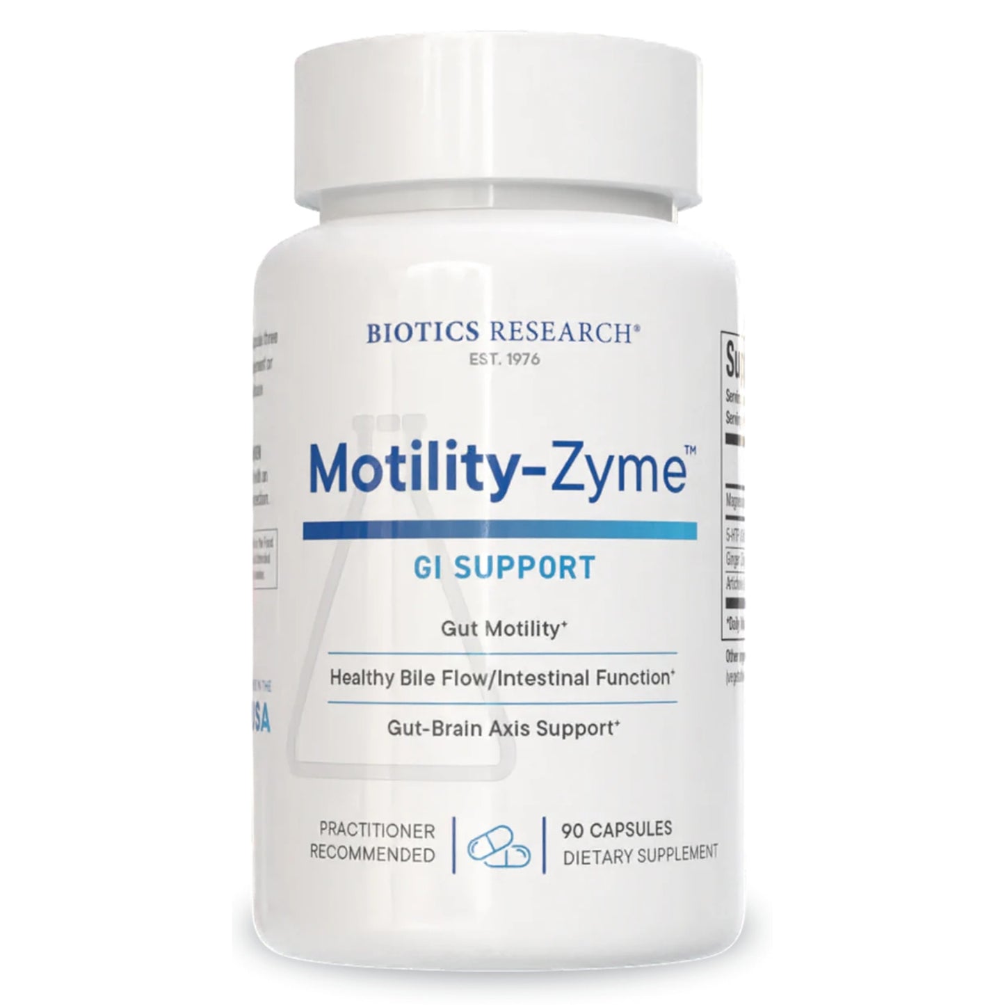 Biotics Research, Motility-Zyme, 90 Capsules UPC 780053010132 | HiLife Vitamins