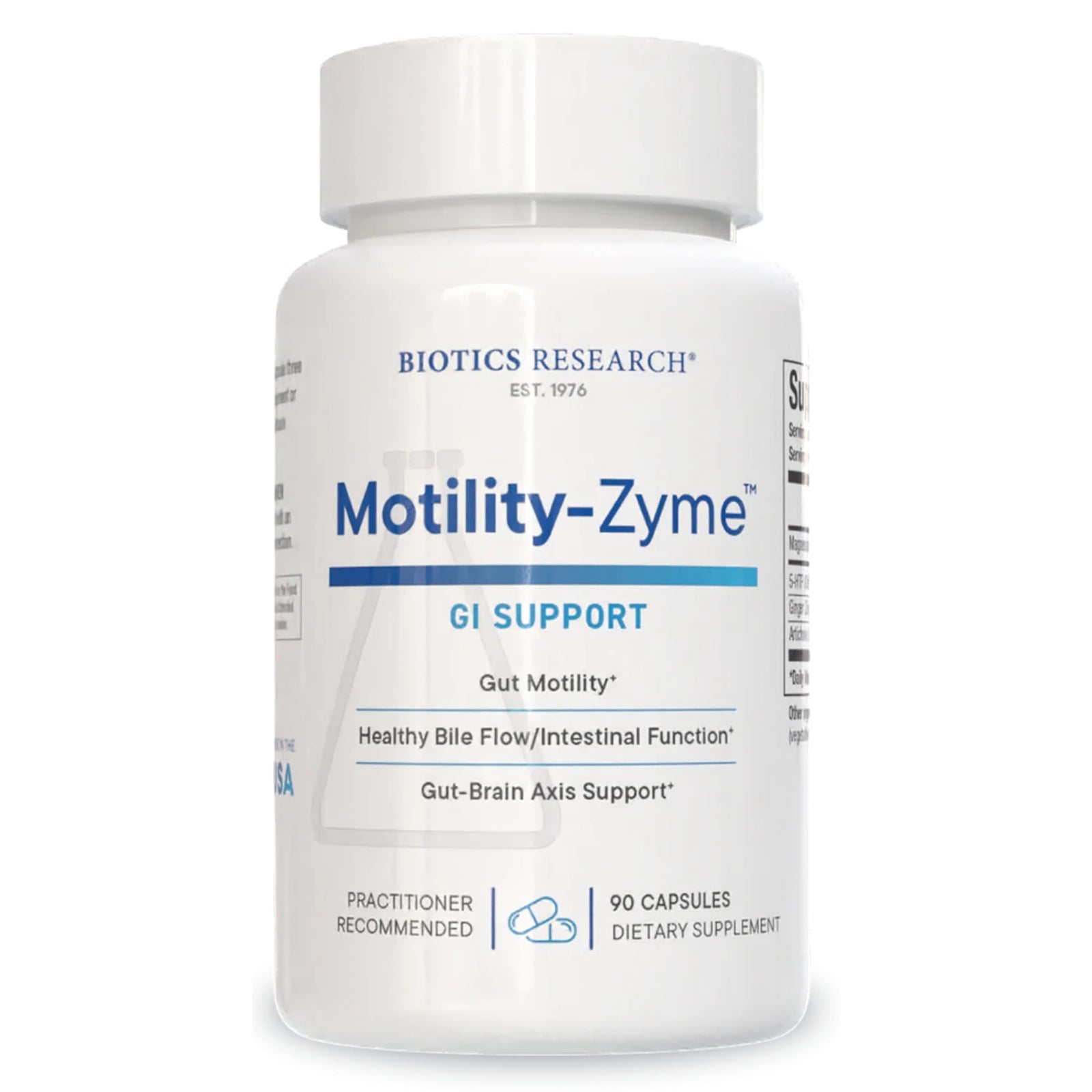 Biotics Research, Motility-Zyme, 90 Capsules UPC 780053010132 | HiLife Vitamins