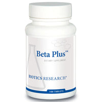 Biotics Research, Beta Plus™, 180 tablets UPC 780053000256 | HiLife Vitamins
