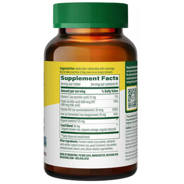 Megafood, Blood Builder, 60 Tablets UPC 051494101711 | HiLife Vitamins