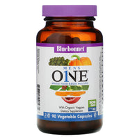 Bluebonnet, MEN’S ONE, Whole Food-Based Multiple, Multivitamin, 90 Vegetarian Capsules UPC 743715001435 | Hilife Vitamins