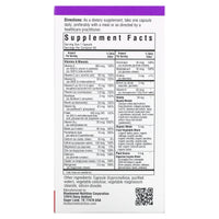 Bluebonnet, LADIES’ ONE® 40+ WHOLE FOOD-BASED MULTIPLE, 60 Vegetarian Capsules UPC 743715001558 | Hilife Vitamins