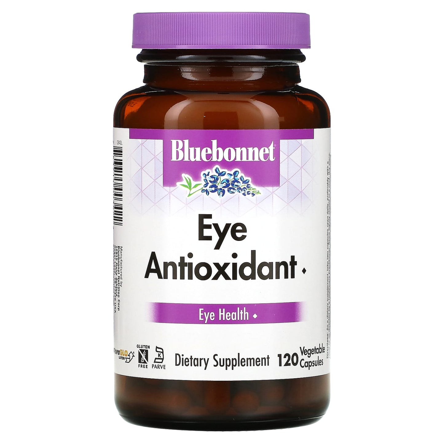 Bluebonnet, Eye Antioxidant, 120 Vegetable Capsules UPC 743715003422 | Hilife Vitamins