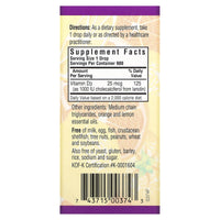 Bluebonnet, Liquid Vitamin D3 Drops 1000 iu Citris Flavor, 1 Fl Oz LIQUID UPC 743715003743 | Hilife Vitamins