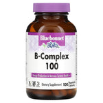 Bluebonnet, B-Complex 100, 100 Vegetable Capsules UPC 743715004184 | Hilife Vitamins