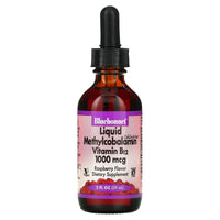 Bluebonnet, Liquid Cellular Active Methylcobalamin 1000 Mcg Raspberry Flavor Liquid, 2 Fl Oz LIQUID UPC 743715004399