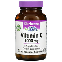 Bluebonnet, Vitamin C, 1000 mg, 90 Capsules UPC 743715005167 | HiLife Vitamins