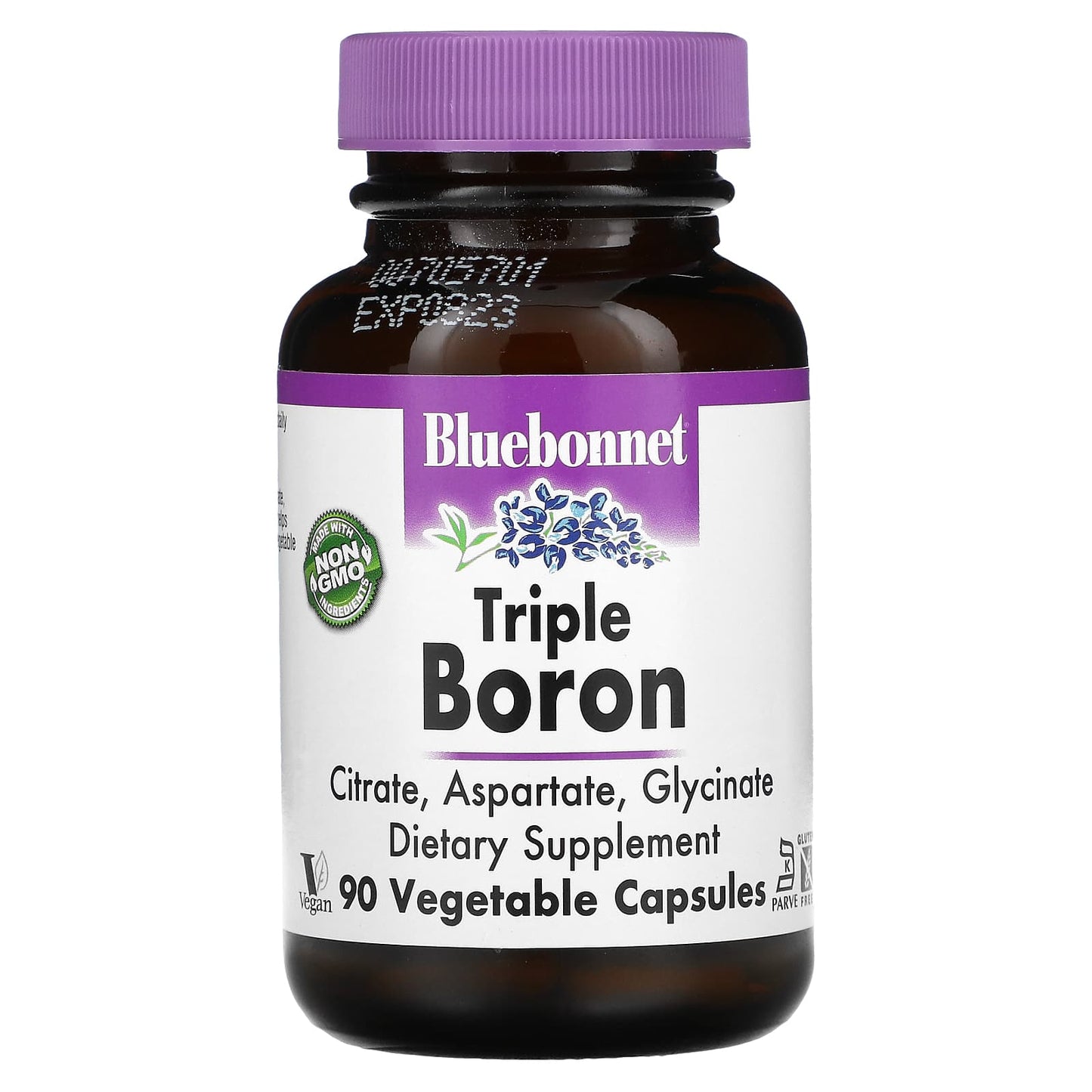 Bluebonnet, CHELATED BORON 3 mg, 90 Capsules UPC 743715006850 | Hilife Vitamins