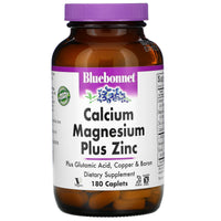 Bluebonnet, Calcium Magnesium & Zinc, 180 CPLT UPC 743715006997 | Hilife Vitamins