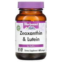 Bluebonnet, Zeaxanthin Plus Lutein, 60 Softgels UPC 743715008595 | Hilife Vitamins