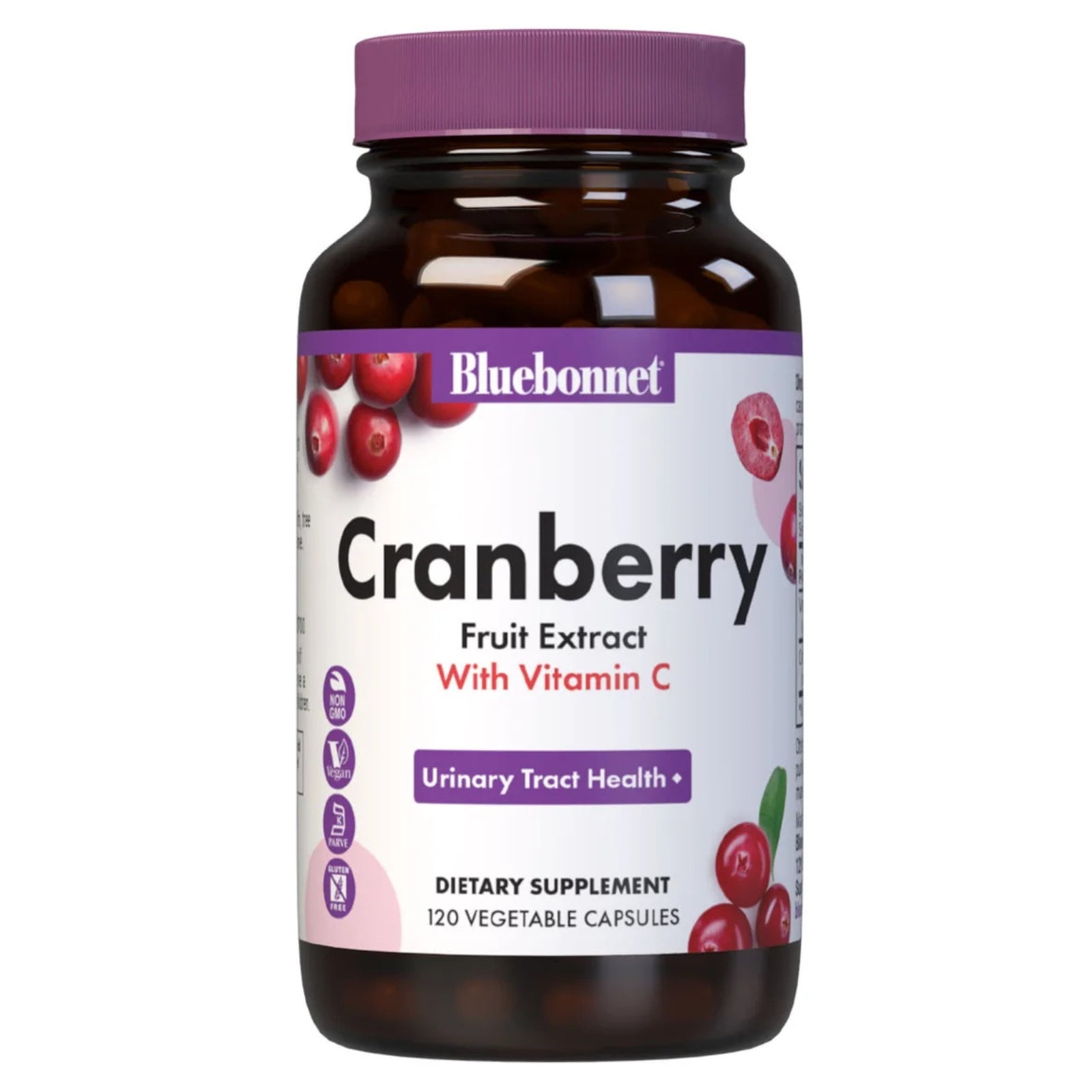 Bluebonnet, Cranberry Fruit Extract, 120 Capsules UPC 743715009196 | HiLife Vitamins