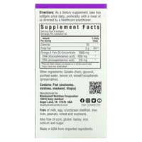 Bluebonnet, Natural Omega-3 Brain Formula, 120 Softgels UPC 743715009455 | Hilife Vitamins
